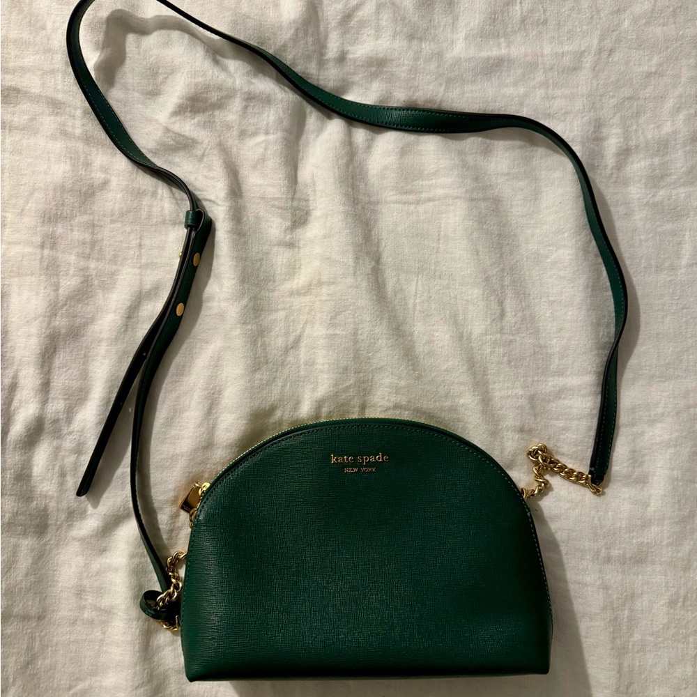Kate Spade dark green crossbody